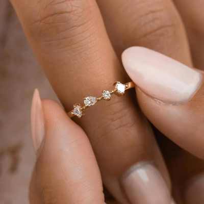 14k Gold - Diamond Ring - Ilse Luxe