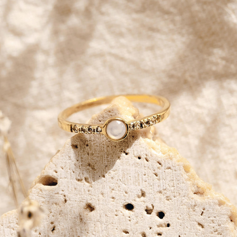 Mother of Pearl Ring Heidi