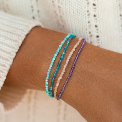 Gemstone Jewelry - Multi Strand Beaded Bracelet