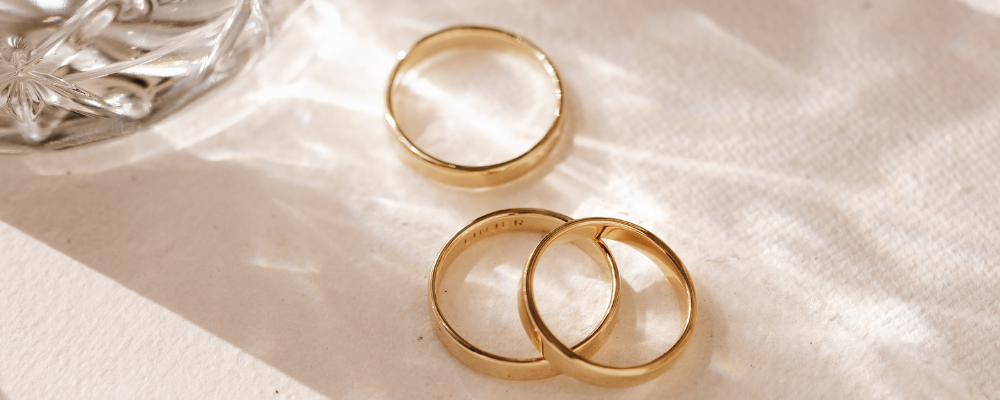 how to clean gold vermeil jewelry - wide ring - paula