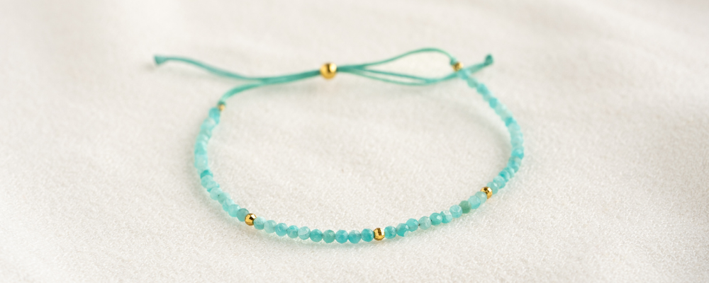 Amazonite Jewelry - Amazonite Bead Bracelet 