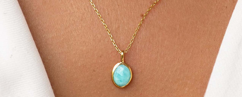 Amazonite Jewelry - Amazonite Necklace - Hilda