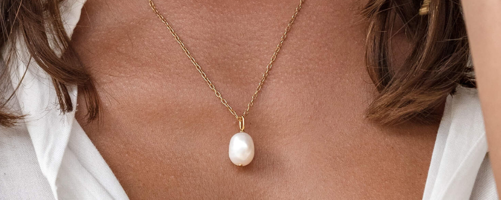 Baroque Pearl Jewelry-Baroque Pearl Necklace	