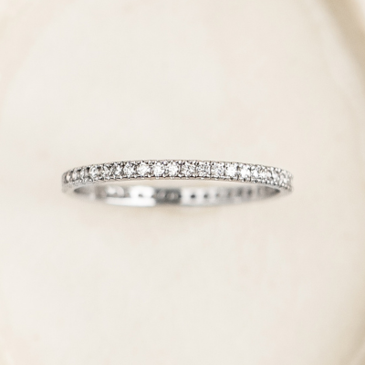 What is White Gold - Diamond Eternity Ring White Gold