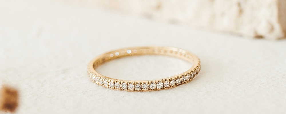 How To Clean Gold Jewelry - Diamond Eternity Ring