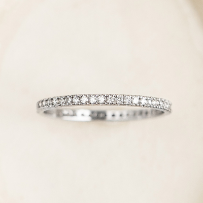 how much do engagement rings cost - Diamond Eternity Ring White Gold