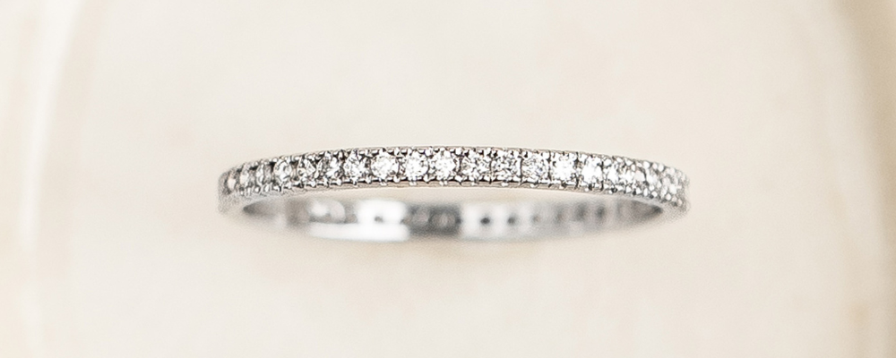What is White Gold - Diamond Eternity Ring White Gold 