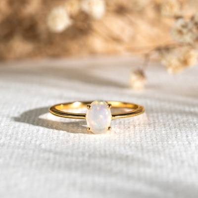 Popular Gemstones – Opal Ring - Isabel 