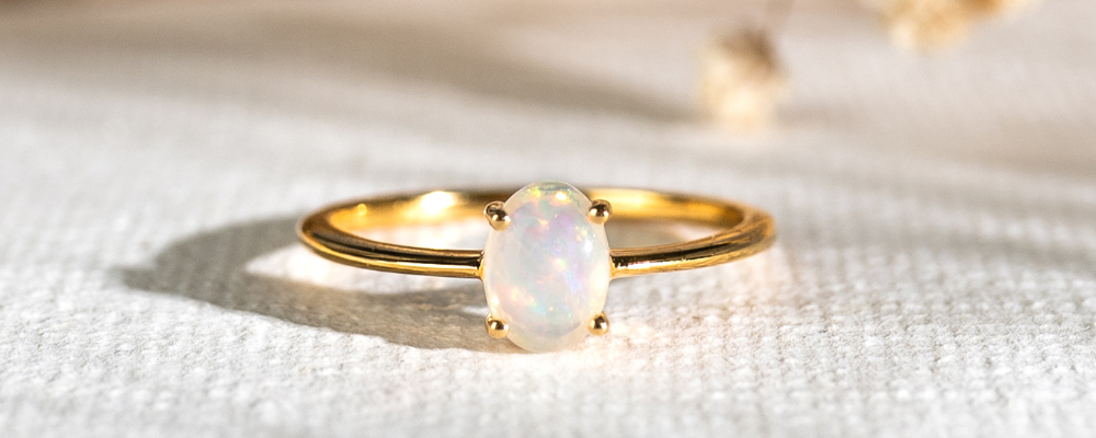 Simple Rings - Opal Ring - Isabel