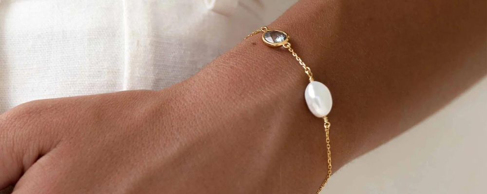 Baroque Pearl Jewelry-Pearl Bracelet - Eli