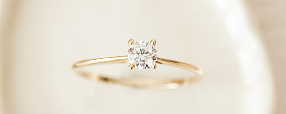 4Cs of Diamonds - Solitaire Diamond Ring 