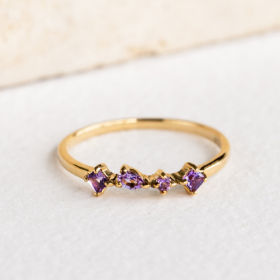 Popular Gemstones – Amethyst Ring - Ilse 