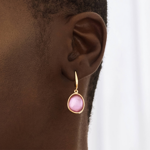 deep lavender serendipity statement earrings