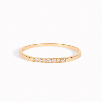 Unique Engagement Ring - Diamond Pave Ring Miriam 