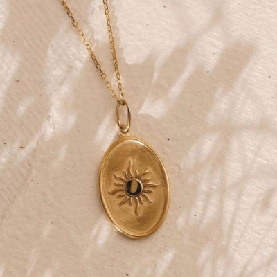 Gold Vermeil Jewelry - Boho Necklace - Gaia