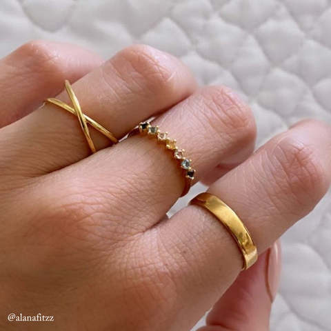 Helene Multi-gemstone ring
