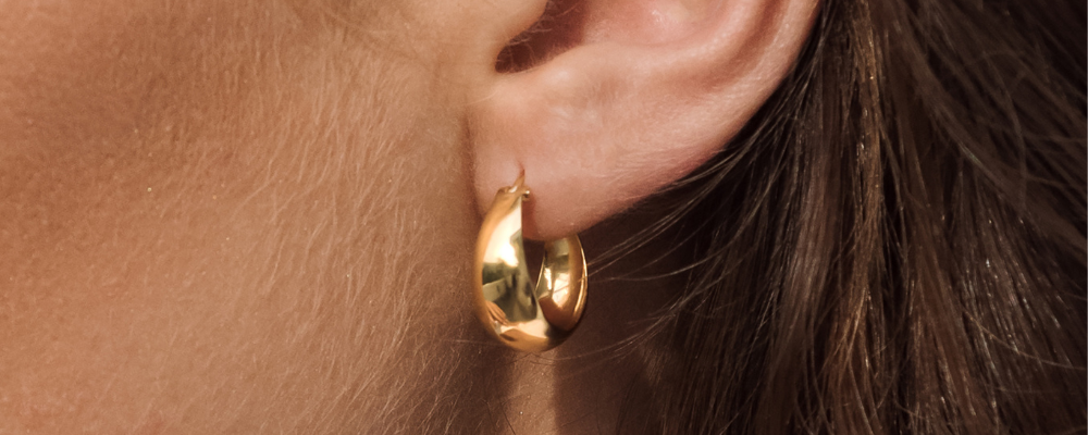 Jewelry Gifts - Chunky Gold Hoop Earrings - Jorunn 