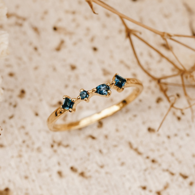 Popular Gemstones – London Blue Topaz Ring - Ilse 