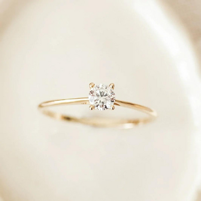 Lab Grown Diamond Ring - Diamond Solitaire Ring