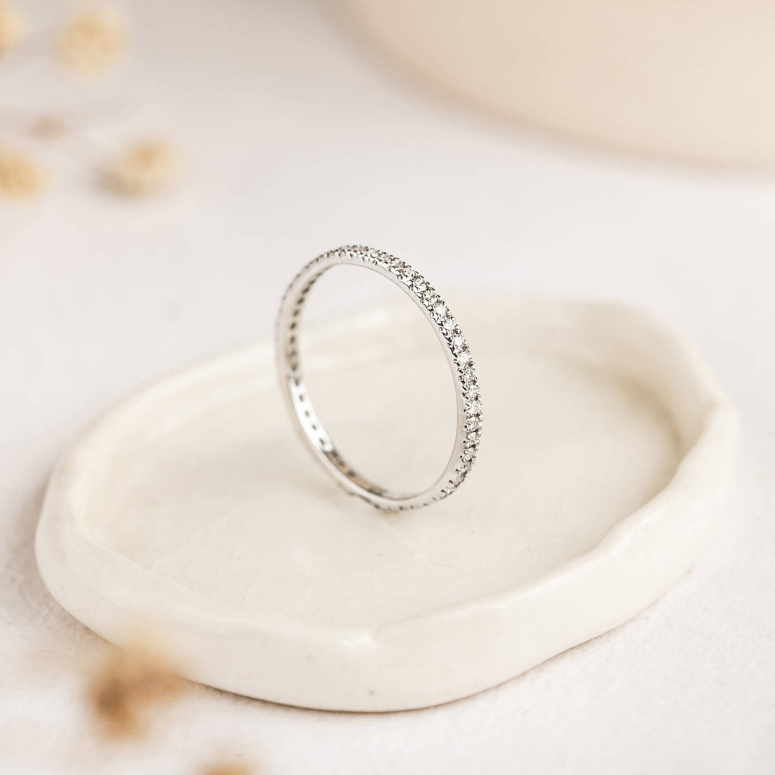 Diamond Eternity Ring White Gold