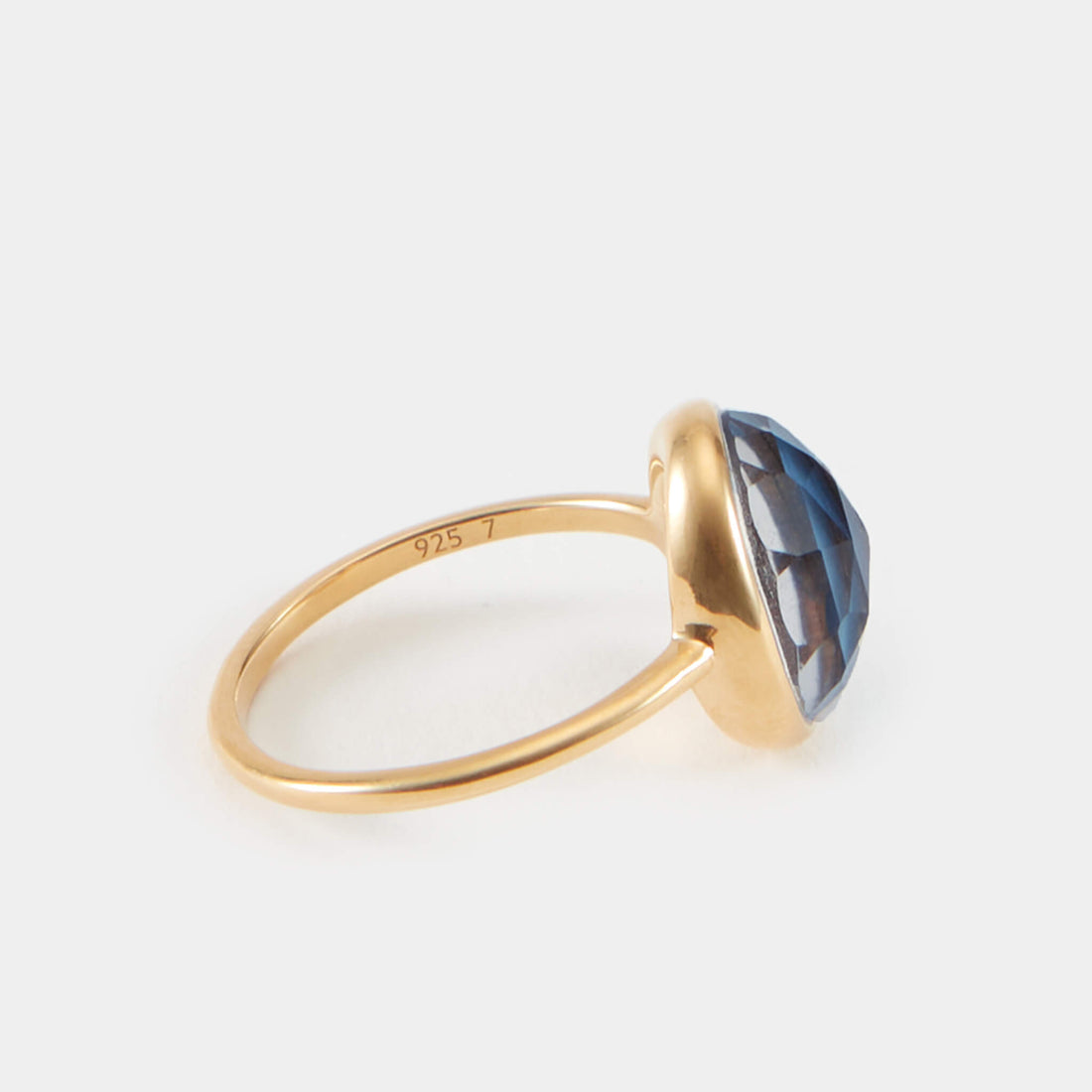 Amalfi Blue Gemstone Ring - Don't Look Back